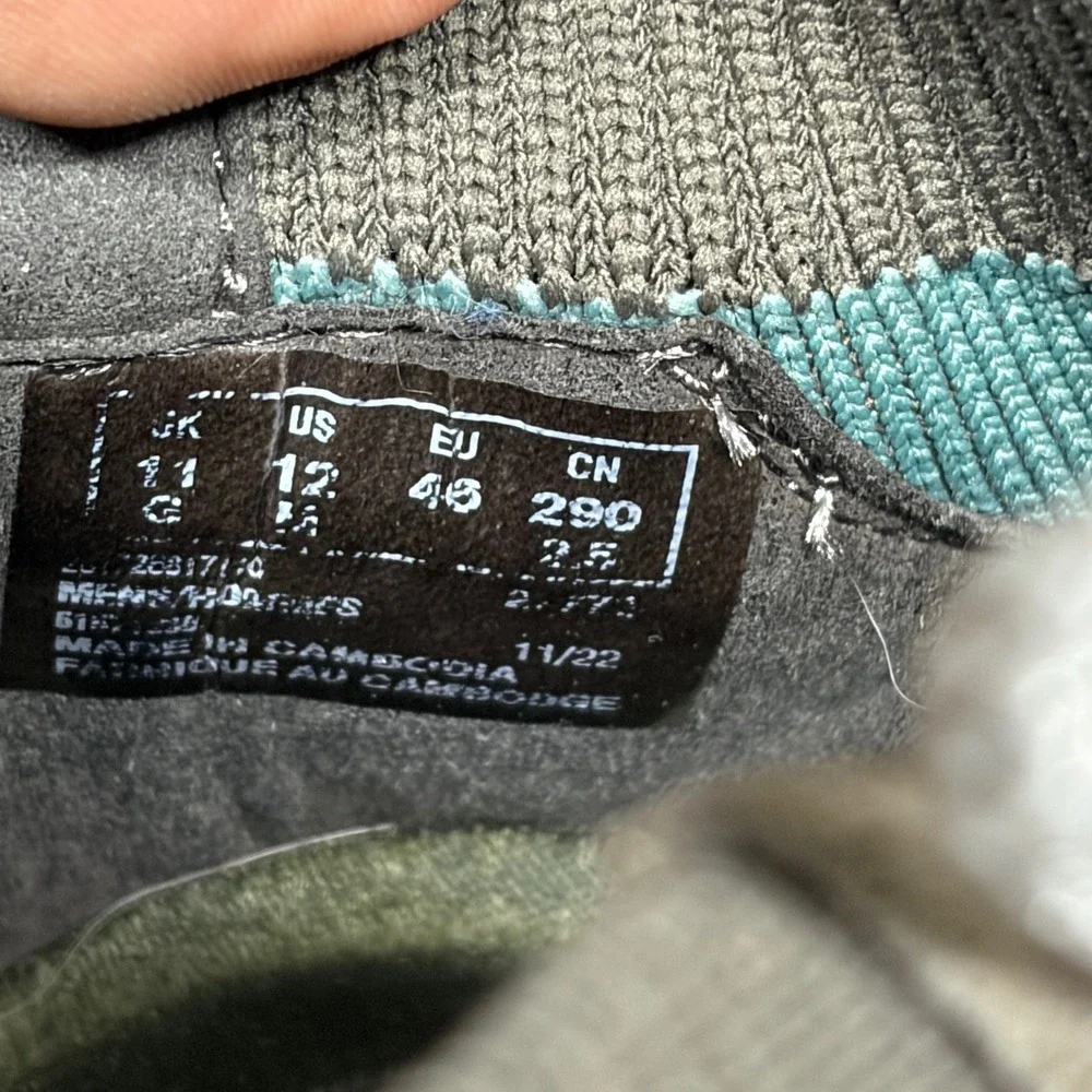 Clarks nature‎ X Mens 12 Gray Suede Trim Walking Sneakers